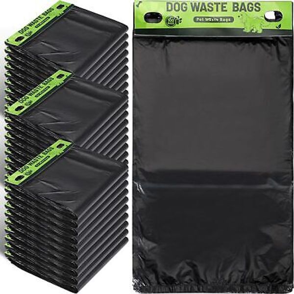 Header Bag Bulk Dog Pet Waste Bags Bulk Poop LeakProof Dog Bags Easy Single P...