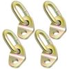7100 Engine Lift Bracket 5500 lb Capacity Engine Lifting Brackets, Engine Support bar for Using with Engine Hoist Leveler and Lifting Sling Rigging Engine Stand (Gold, Pack 4)