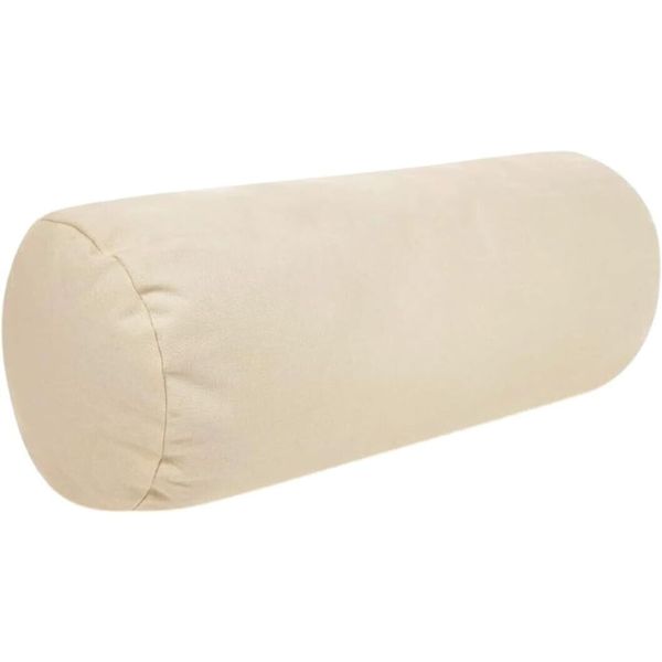 Buckwheat Pillow for Neck Support – Adjustable (Round/Cylindrical 14" x 6")