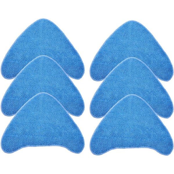 KEEPOW Vax Steam Mop Pads, Steam Mop Replacement Pads Compatible with Vax Steam Cleaner S86-SF-CC, S85-CM, S86-SF-C, S86-SF-P, S86-SF-T and More，6 Pack