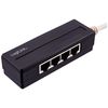 LogiLink MP0032 RJ45 4-Port-Splitter schwarz