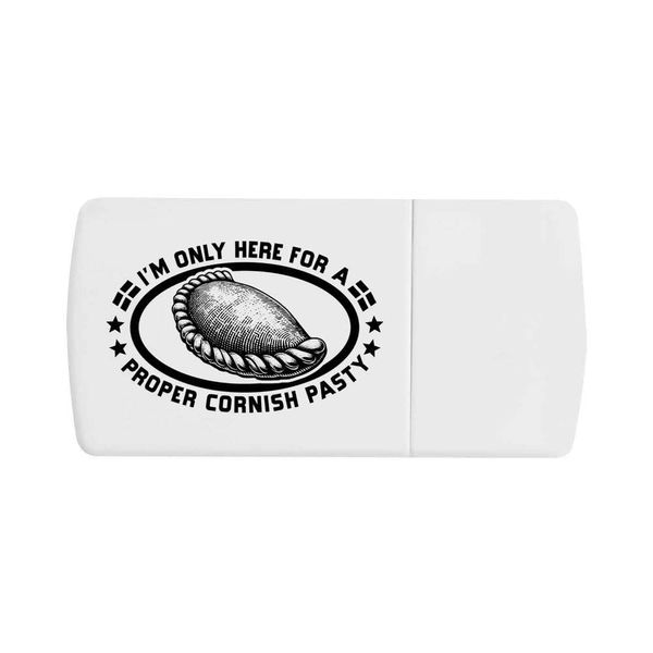 'Proper Cornish Pasty' Pill Box with Tablet Splitter (PI00030263)
