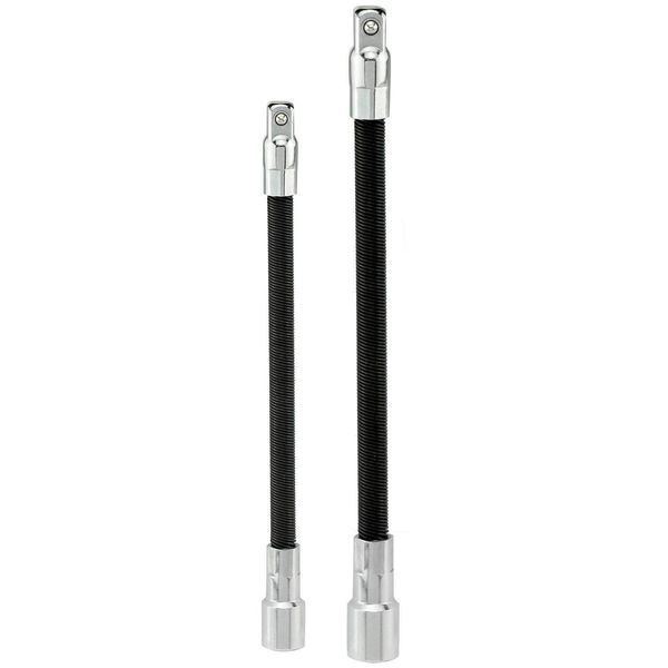 VCT 2Pc Flexible Extension Bar Set, Includes 1/4" Dr x 6" long & 3/8" Dr x 8" long
