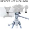 iBOLT 10 inch Tripod Camera Slider Bar with 3 Camera Screw attachments