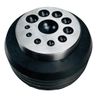 BENCH WIZARD 2-in-1 Round Dapping Block | 2.5" Diameter (6.35 cm) | 11 Half-Circle & 9 Wire Reshaping Slots | Compact & Weighted for Precision Metalwork