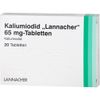 Kaliumiodide Lannacher 65 mg Tablets (Pack of 5 x 20)