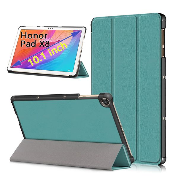 idudao Case for Honor Pad X8 10.1 inch 2022, Slim Light Tablet Cover Folio Hard Case Shell Fit for X8 Lite 10.1 in Green