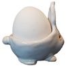Eierbecher "Häschen" weiß