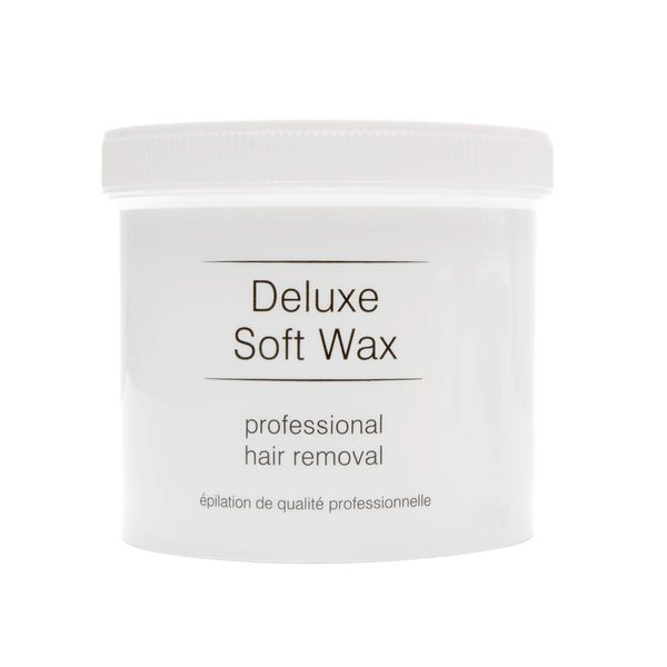 Rio Deluxe Soft Creme Wax for All Skin Types, Wax Heater Friendly, Whole Body Hair Removal, Suitable For All Skin Types, Professional At-Home Waxing Effctive For Stubborn & Coarse Hair Removal - 400g