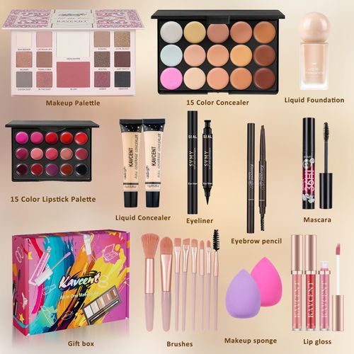 Makeup Kit Makeup Set for Women Teens full Kit Makeup Kits for Teenagers Makeup Gift Sets for Teen Girls Women Christmas Girls Gifts Eyeshadow