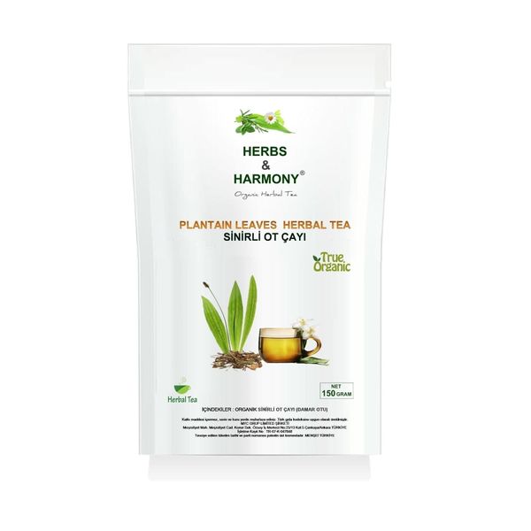 Plantain Leaves Herbal Tea Sinirli Ot Bitki Çayı 150 gram