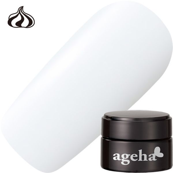 During the shopping marathon, 10x points Ageha Cream Art Gel 2.7g White Yu-Packet Matte Special White Gel Nail Color Gel