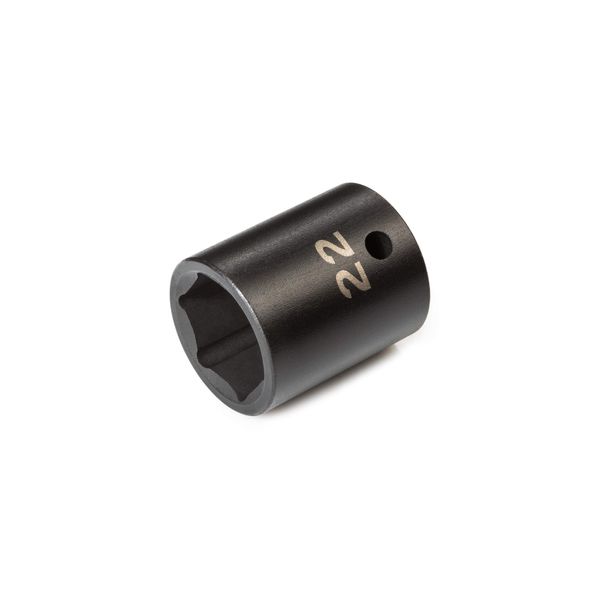 TEKTON 1/2 Inch Drive x 22 mm 6-Point Impact Socket | SID22122