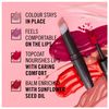 Rimmel London Provocalips Long-Lasting Formula 2 Step Lipstick for Full Colour and Vinyl Shade 500 Kiss The Town Red 6ml