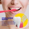 WAY.V Extra Soft Toothbrush with Individual Head Covers, 7 Pcs Soft Bristle Manual Toothbrushes for Sensitive Gums - Family and Guests (7 Counts)