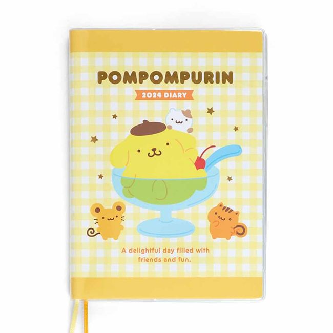 Sanrio 2024 704059 Pompompurin B6 Diary (Block Type)