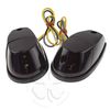 Surface Mount Light Croc Turn Signal Universal Motorcycle Smoke Black Blinker