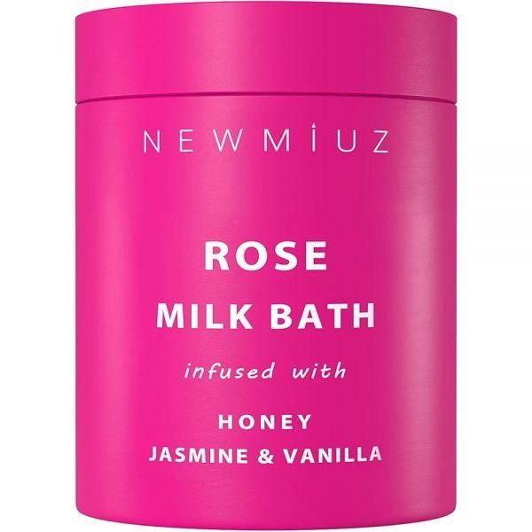 NEW MIUZ Bath Calming Rose Coconut Milk Bath Soak Moisturizing and Softening Skin Honey Jasmine Vanilla Stress