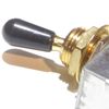 1 x Guitar toggle switch Tip Cap Knob in black screw on 3.5mm