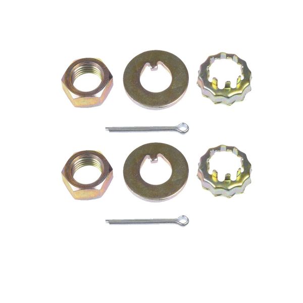 Replacement Front Spindle Lock Nut Kit Mechanics Choice for 1999-2003 Dodge Ram 1500 Van