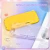 DLseego Case Compatible with Switch Lite,Crystal Glitter Transparent Protective Case Shock Absorption Anti Scratch Hand Grip Cover Soft Switch Lite Controller Shell,Clear