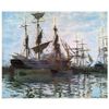 MyTinyWorld Claude Monet Painting Ships In Harbor