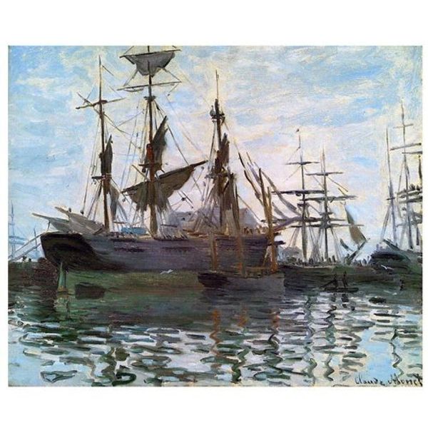 MyTinyWorld Claude Monet Painting Ships In Harbor