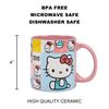 Bioworld Hello Kitty 16 Oz Pink Ceramic Mug