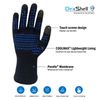 Dexshell Ultralite Glove 2.0 Coolmax Inner - Black/Heather Blue - S