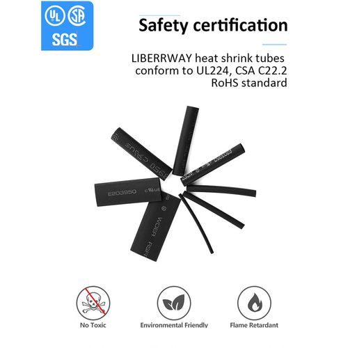 LIBERRWAY Heat Shrink Tube Set 615 Pieces