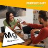 1 x Triangle Coaster - Magnesium Сhemical Element Cork Backed MDF Glossy Tea Coffee Accessory #60903