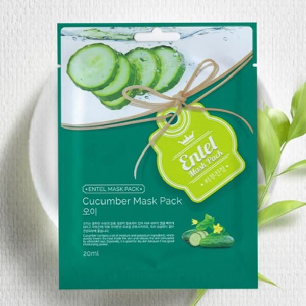 10 sheets skin soothing cucumber mask pack sheet pack moisture pack cucumber pack face pack skin care mask sheet