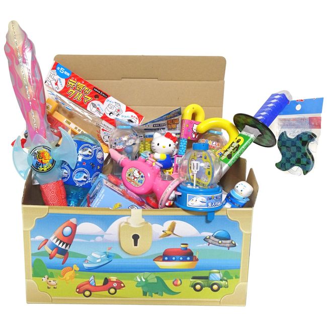 Toy with Snacks, 15 Piece Assorted Set, For Boys, Sanrio, Sword, Sword, Squishimo, Treasure Box, Valentine's Day, Present, Kids Park