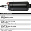 Universal 300LPH External Inline Electric High Pressure Fuel Pump E85 0580254044