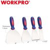 WORKPRO 4PCS Putty Knife Set 1.5" 3" 4" 6" Drywall Spackle Taping Scraping Paint