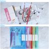 Plastic Wallets - A4 Plastic Folder Popper Wallets A4 Document Wallet with Label Pocket- 30PCS
