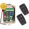 12V - 24V Secure Wireless RF Remote Control Relay Switch Universal 2-Channel Rec