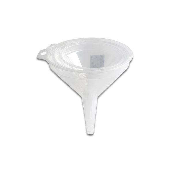 Set of 3 - Funnel for Liquid, Oil Transfer - Plastic Funnel for Narrow Necked Bottles Kitchen Funnel for Liquid and Powder Transfer (Transparent)