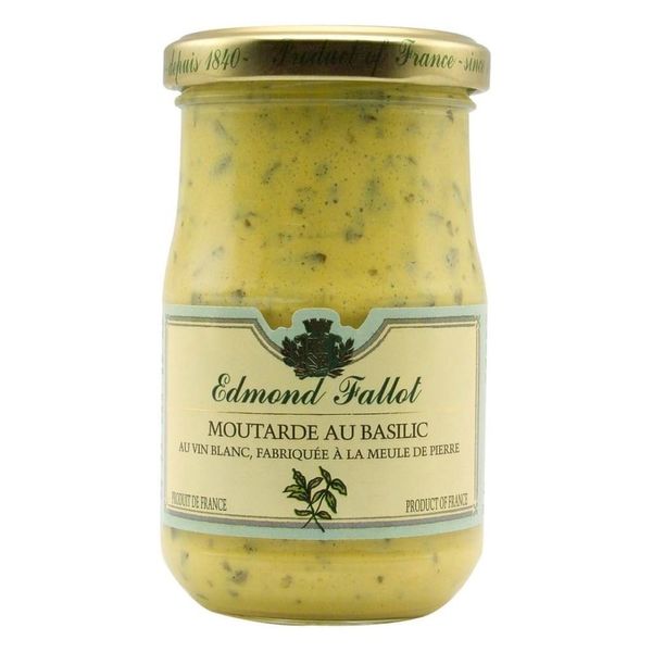 Edmond Fallot Dijon Mustard - Basil (210g)