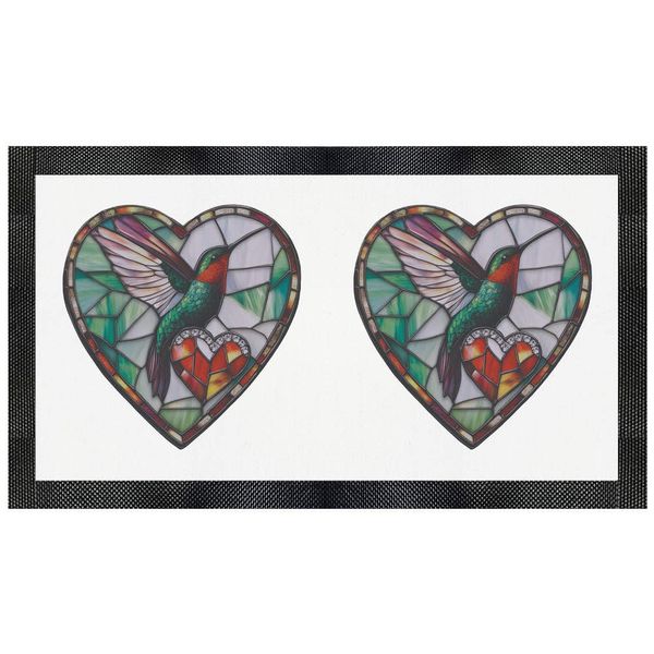 'Hummingbird with Heart' Pet Feeding Mat (PM00027591)