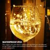 4 Pack 6.6ft 20 LEDs Battery Operated Mini LED Copper Wire String Fairy Lights