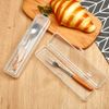 2 Pack Travel Size Toothbrush Case Holder Portable Clear Toothbrush and Toothpaste Storage Container Hard Plastic Transparent Toothbrush Carrying Box for Traveling