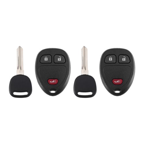 X AUTOHAUX OUC60270 315MHz Replacement Keyless Entry Remote Ignition Transponder Key Fob for Chevrolet Silverado for GMC Sierra 1500 2500 3500 2008-2014 OUC60270 OUC60221 3 Buttons 2pcs