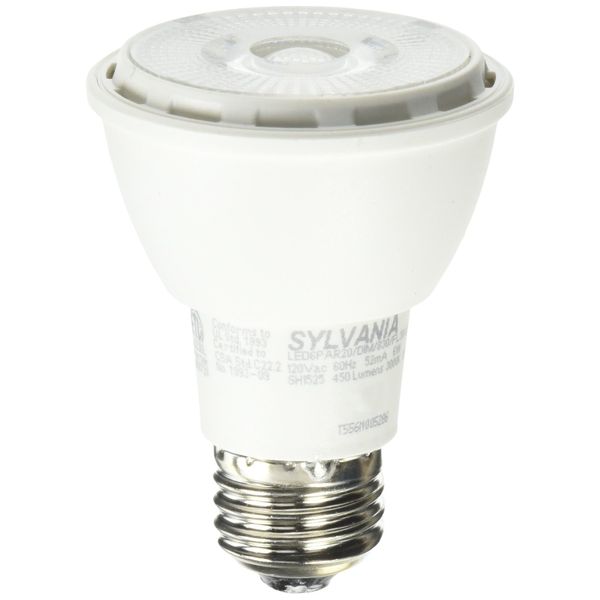 Sylvania 79261 Dimmable 6W LED PAR20 Narrow Flood Bulb