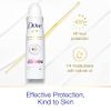 Dove Advanced Care Invisible Dry Spray Antiperspirant Deodorant No White Marks on 100 Colors Clear Finish 48-Hour Sweat and Odor Protecting Deodorant for Women 3.8 oz