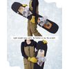 MONS Snowboard Protection Soft Cover Sleeve with Binding Open (S)