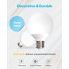 Sunco 8 Pack Vanity Globe Light Bulbs G25 LED for Bathroom Mirror 3000K Warm ...