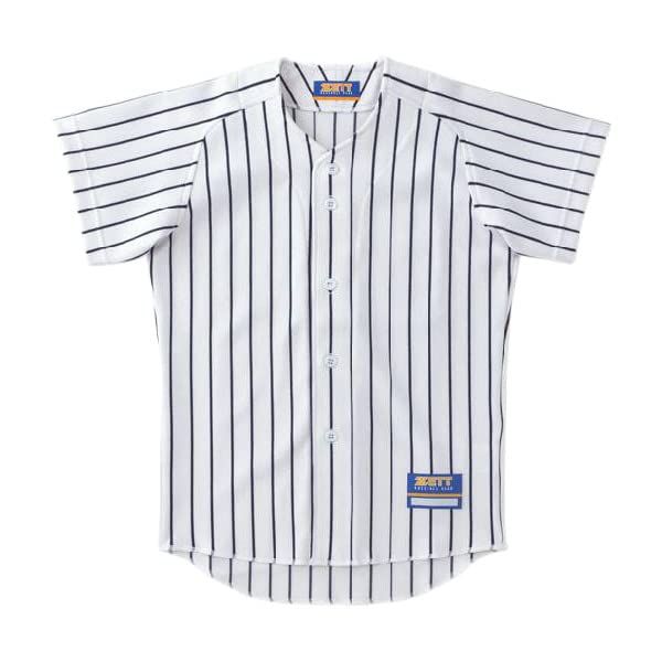 ZETT (zed) Boy Baseball Uniform Shirt (Striped Mesh) bu521j