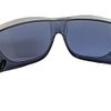 Solar Shield Fits-Over SS Polycarbonate II Smoke Sunglasses