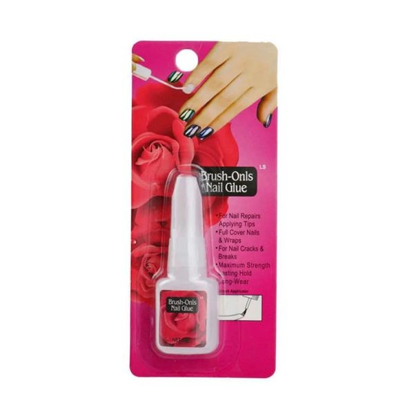 15g Nail Glue With Brush EXTRA STRONG Professional False Nail Tips Quick UK